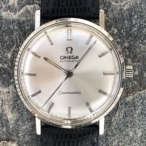 omega seamaster brown|Omega Seamaster no date.